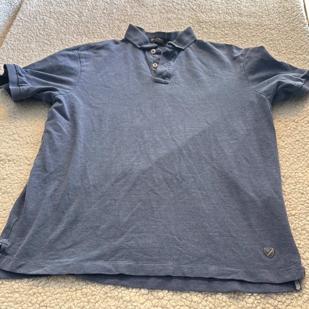 Daniel Cremieux Blue Polo Shirt Short Sleeves